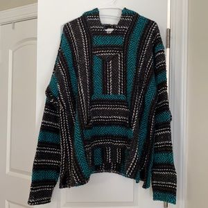 Baja Joe poncho hoodie - XL